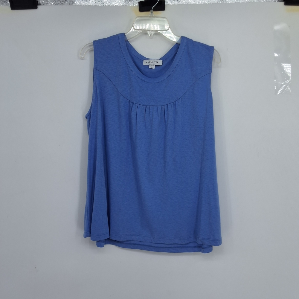 Amour Vert Xl Sky Blue Sleeveless Top